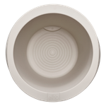 swirl 47cm linen white